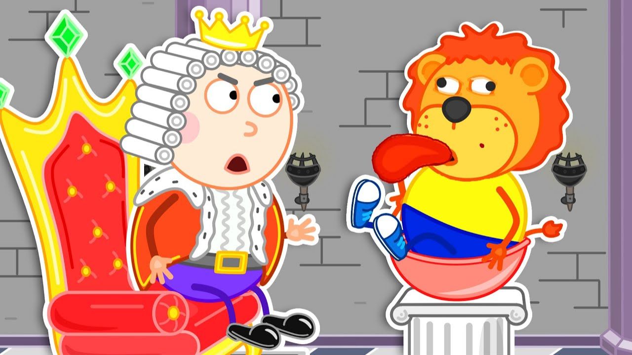 Lion Family на русском — Маша и Леопольд. Рассмешить короля — Мультик для детей