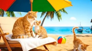 Котенок попал в беду после падения с моста – мама-кошка спешит на помощь!🐾💦