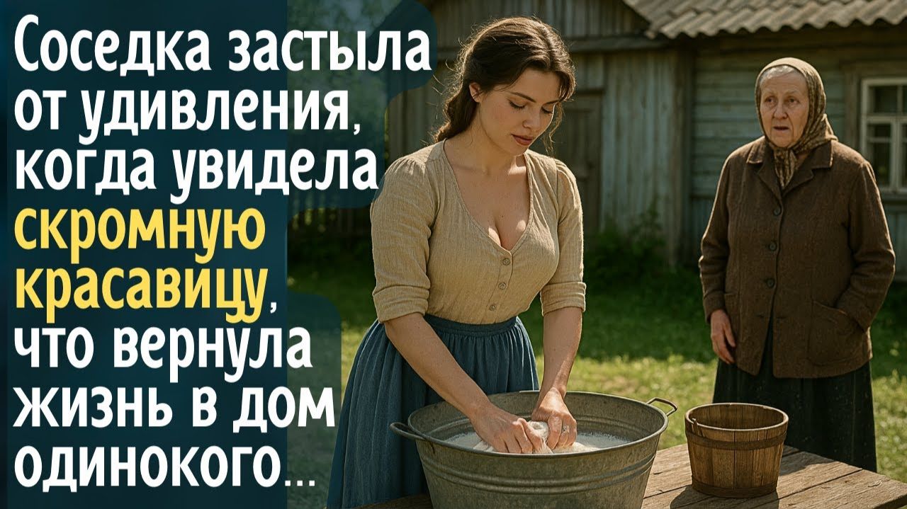 Соседка застыла от удивления, когда увидела скромную красавицу, что вернула жизнь в дом одинокого... смотреть онлайн