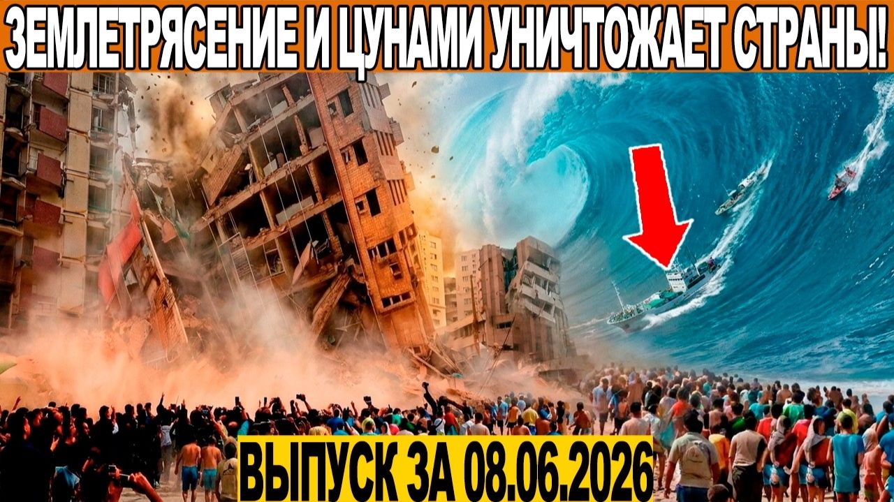 Новости Сегодня 08.06.2026 - ЧП❗ Катаклизмы❗ События Дня Москва❗ Филиппины Индия США Европа❗