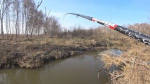 Речушка порадовала карасями!рыбалка на поплавочную удочку!