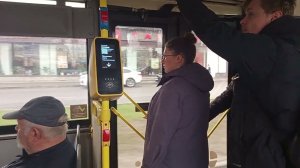 Поездка на Автобусе ЛиАЗ 5292.65 по маршруту Метро Варшавская-Варшавское Шоссе Дом 124 14.04 2026