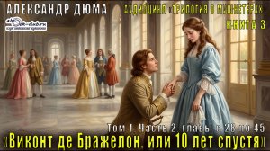 Александр Дюма «Виконт де Бражелон, или 10 лет спустя» том 1, Часть 2, главы с 28 по 45