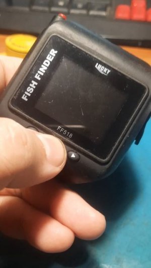 Эхолот Lucky FF518 Наручный беспроводной эхолот с функцией часов