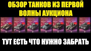 Июньский аукцион танков - Что же выбрать из первой волны #tanksblitz