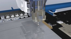 Работа дополнительной оси станка Trumatic 7000