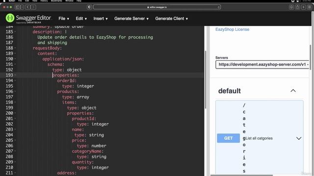 31. Describing Orders GET API inside Open API specification смотреть онлайн