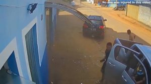 Моменты попавшие за секунду до катастрофы.