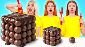 Большая, Средняя или Маленькая Тарелка Челлендж # Сумасшедшие Лайфхаки и Рецепты