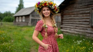 Красивая девушка в коротком платье смотреть видео