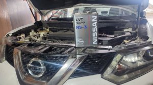 Nissan X-Trail T32 замена масла на вариаторе CVT 8