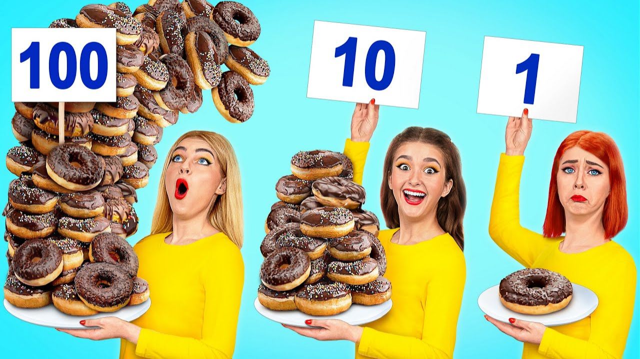 100 Слоев Еды Челлендж # Сумасшедший Челлендж от Multi DO Challenge смотреть онлайн