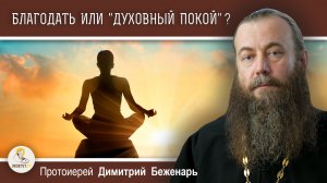 БЛАГОДАТЬ ИЛИ «ДУХОВНЫЙ ПОКОЙ» ?  Протоиерей Димитрий Беженарь