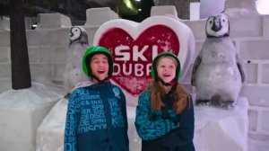 Nastya and Evelyn spend the summer in Dubai