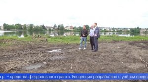 Глава Первоуральска Игорь Кабец сегодня оценил работы по благоустройству набережной