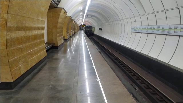 Станция Окружная, метро Москва, Светло-зелёная Линия Фрагмент 28