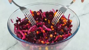 БОЖЕ КАК ВКУСНО! Беру банку кукурузы и готовлю гениальный салат со свеклой