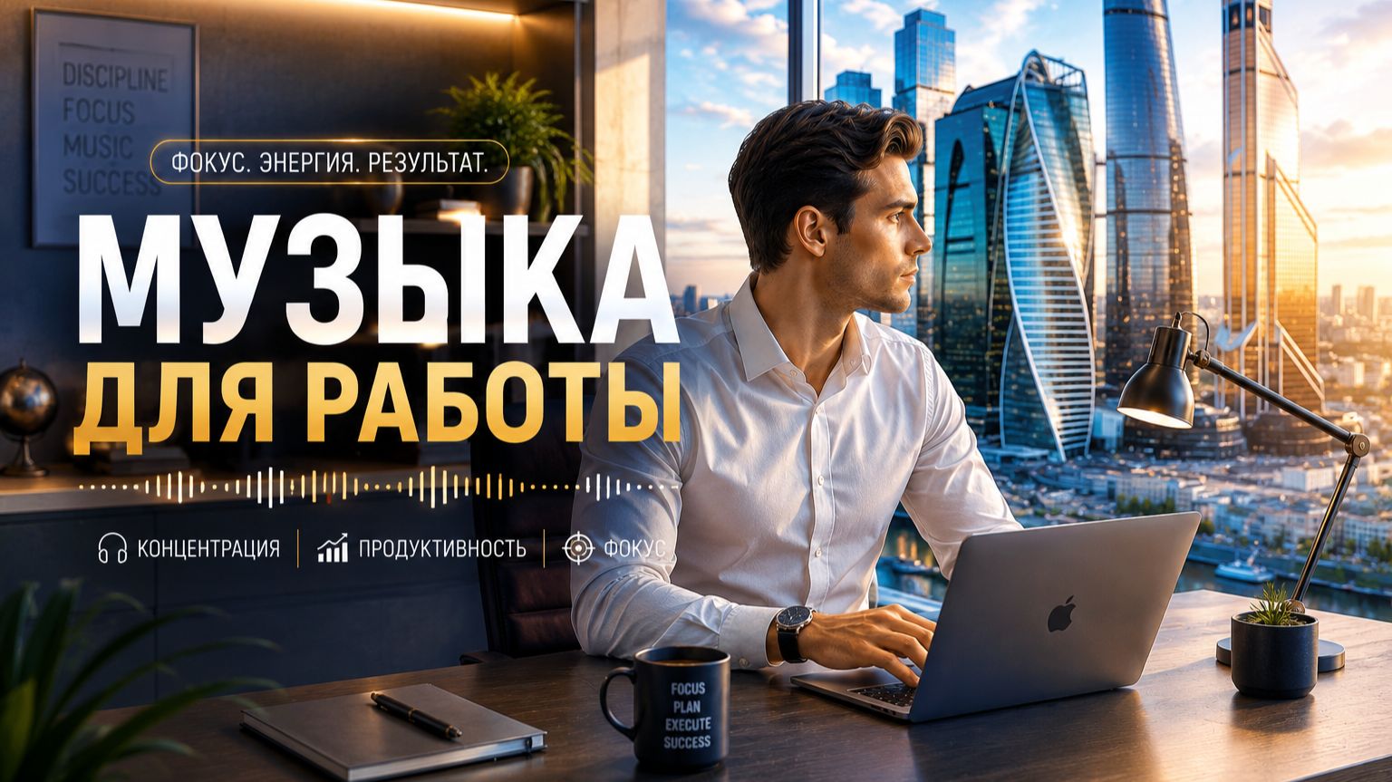 ОБОДРЯЮЩАЯ МУЗЫКА для работы и хорошего настроя. Focus Music for Work and Studying, Background Music