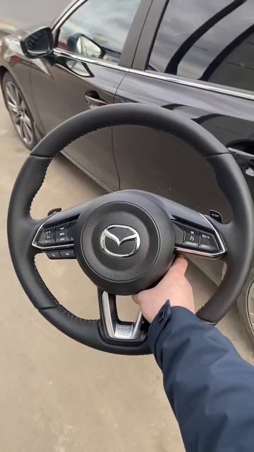 Mazda 6 GJ. Перетяжка руля смотреть онлайн