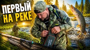 ЩУКА НАПАЛА ИЗ-ПОД БРЕВНА. НА ЭТОЙ РЕКЕ Я ПЕРВЫЙ РЫБАК. РЫБАЛКА НА ТАЁЖНОЙ РЕКЕ. ХИТРАЯ РЕКА ГЛУШИ