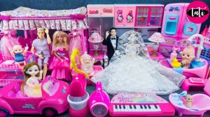 Играем в игрушки из мультика принцесса кукла Барби. Мультфильм для детей. ASMR АСМР