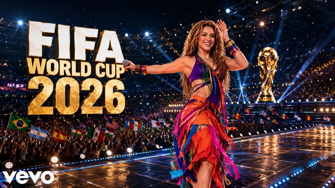 La La La (2026) | Shakira – FiFa World Cup 2026 Song ⚽ | Epic Stadium Energy & Emotional Vibes смотреть онлайн