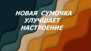 Маленькая летняя сумочка. (июнь 2026г)