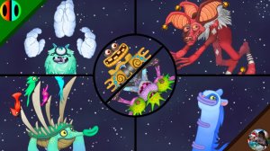 Остров EEEAAAOOO - Все Монстры, Звуки и Анимации (Фанмейд, My Singing Monsters, Мои Поющие Монстры)