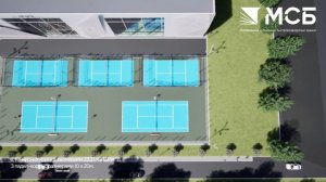 VIP-клуб с теннисными кортами: роскошный спорткомплекс премиум-класса