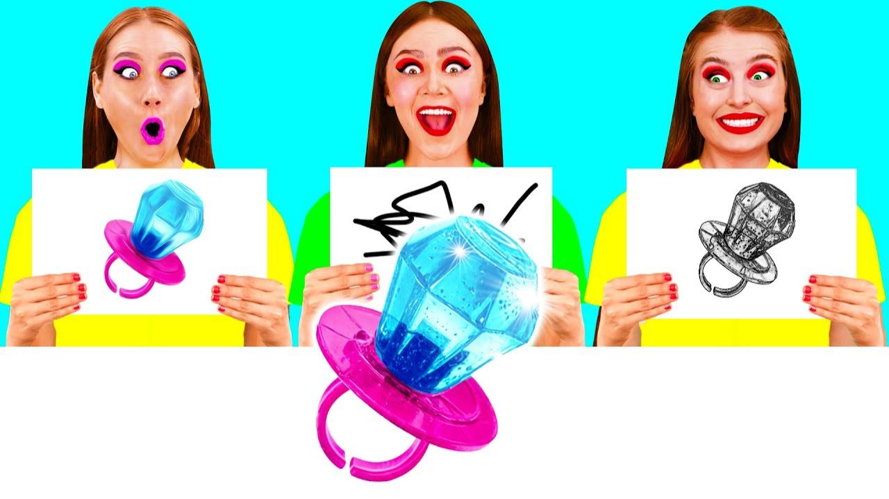 Кто Лучше Нарисует Предмет, Получит Его # Битвы с Едой от TeenTeam Challenge смотреть онлайн