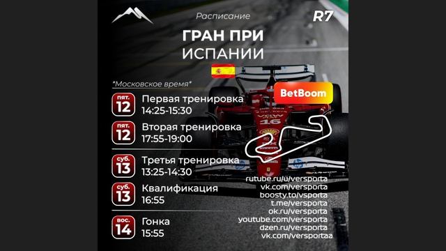 Расписание 7 этапа 2026 года! Испания! 12 - 14 июня! смотреть онлайн