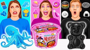 24 Часа Едим Еду Одного Цвета Челлендж от Fun Fun Challenge