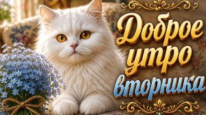 Доброе утро вторника ☀️ Красивые пожелания хорошего дня