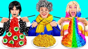 Кулинарный Челлендж# Уэнсдей Против Бабушки # Вкусные Рецепты от DuKoDu Challenge