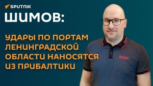 Шимов: удары по портам Ленинградской области наносятся из Прибалтики
