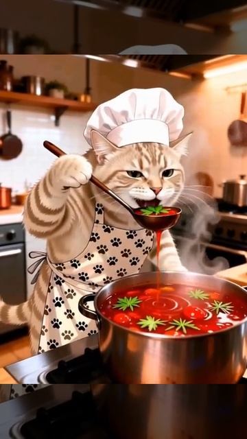 Самое вкусное клубничное варенье от пушистого Котофея!!!🍓 всем к просмотру!!