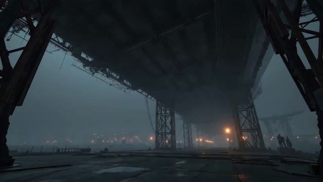 Desolate Bridge ~ Dark Ambient Apocalyptic Soundscape ~ Dystopian City Drone Music