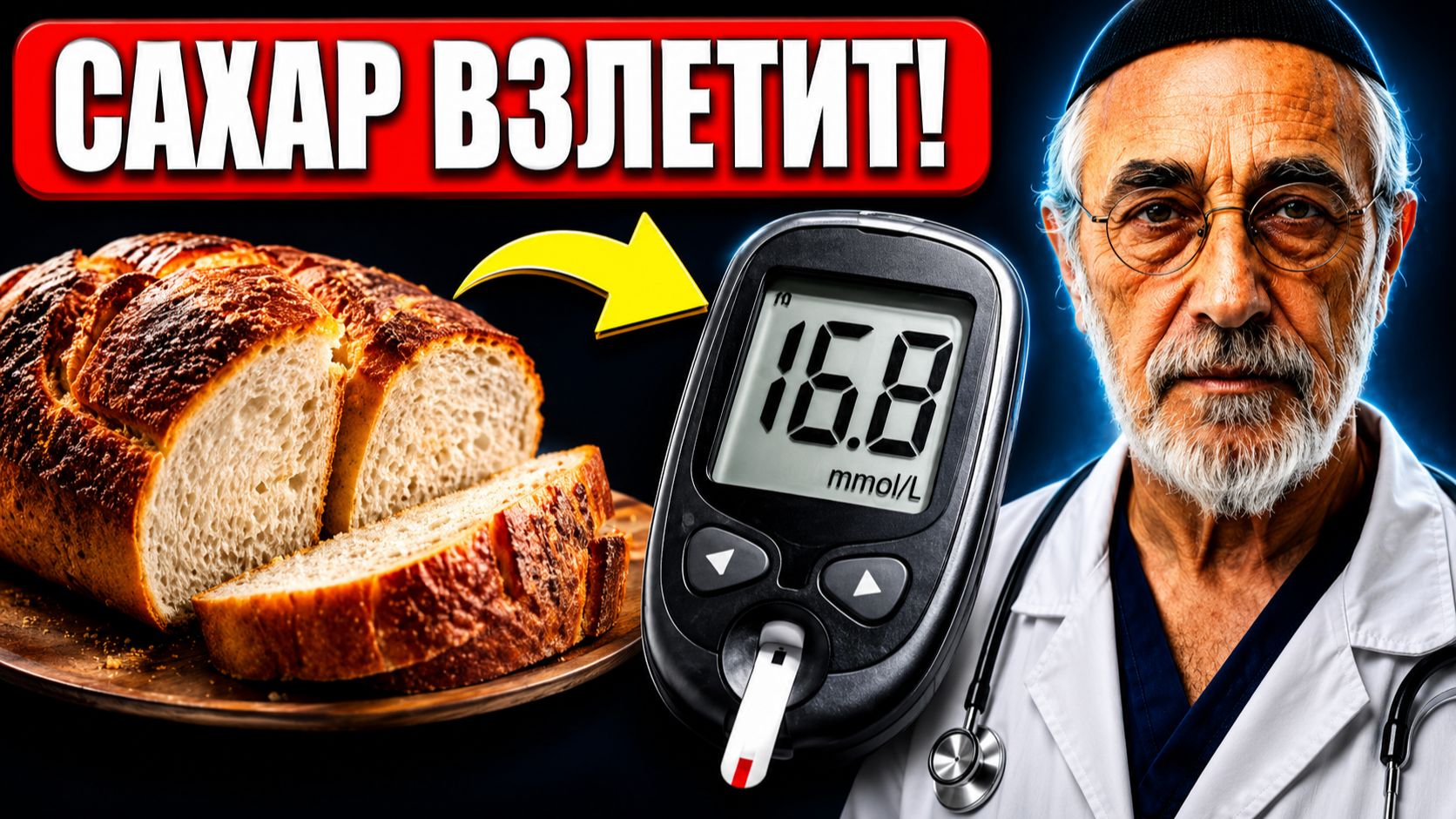 Этот ХЛЕБ поднимает сахар мгновенно! Какой хлеб можно при диабете?