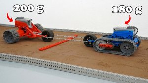 18 автомобилей LEGO. Перетягивание каната# кто победит##Умное Лего
