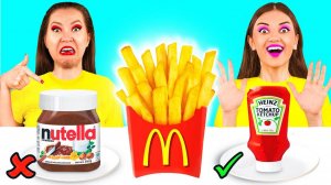 Выбери Правильный Соус к Еде Челлендж от Fun Teen