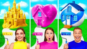 Домики Одного Цвета Челлендж # Смешные Моменты от Fun Teen