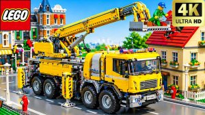 Я ПОСТРОИЛ ЭПИЧНЫЙ ЛЕГО ТЕХНИК НОЖНИЧНЫЙ ПОДЪЁМНИК С АВТОМАТИЧЕСКИМ ПОДЪЁМОМ ЛЕГО ЭКСПЕРИМЕНТ