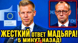 🔴 НАЧАЛОСЬ: МАДЬЯР НОВЫЙ ОРБАН за деньги ЕС? Паника Мерца. Фины признали провал