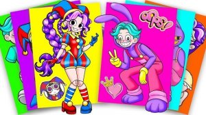 ЛИЛИ ЛАВБРЕЙДС И РОРИ КОСПЛЕЯТ ПОМНИ И ДЖАКСА — Poppy Playtime 5  DIY-БЛОКНОТ С НАКЛЕЙКАМИ 🎭✨