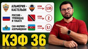 ЖБ экспресс на футбол. КФ 36 из 3-х событий. Прогнозы на футбол. Ставки на спорт