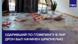 Ударивший по глэмпингу в ЛНР дрон был начинен шрапнелью