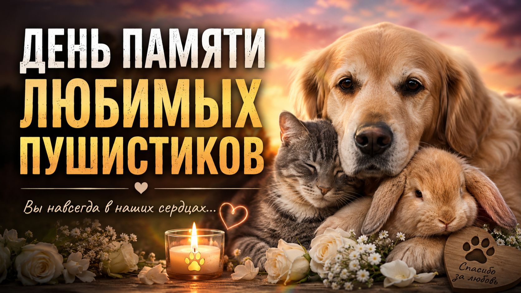 ДЕНЬ ПАМЯТИ ЛЮБИМЫХ ПУШИСТИКОВ... смотреть онлайн