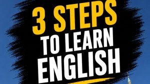 3 steps to learn English #english