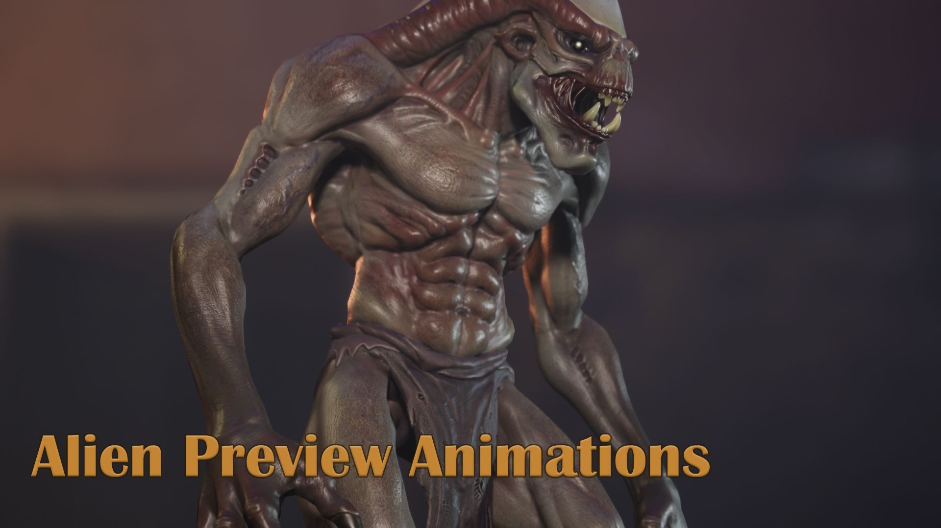 Alien Xenomorph - Presentation video 3D-model смотреть онлайн