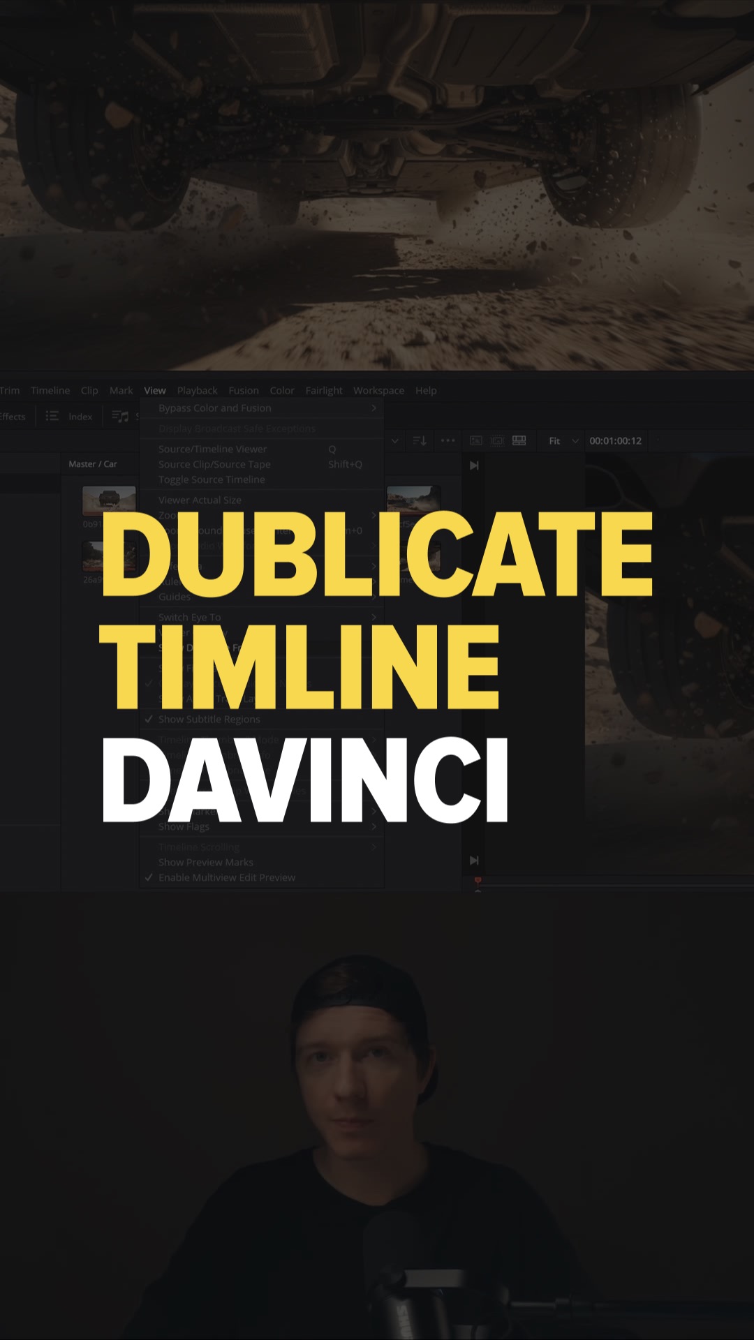 DUBLICATE TIMELINE DAVINCI смотреть онлайн